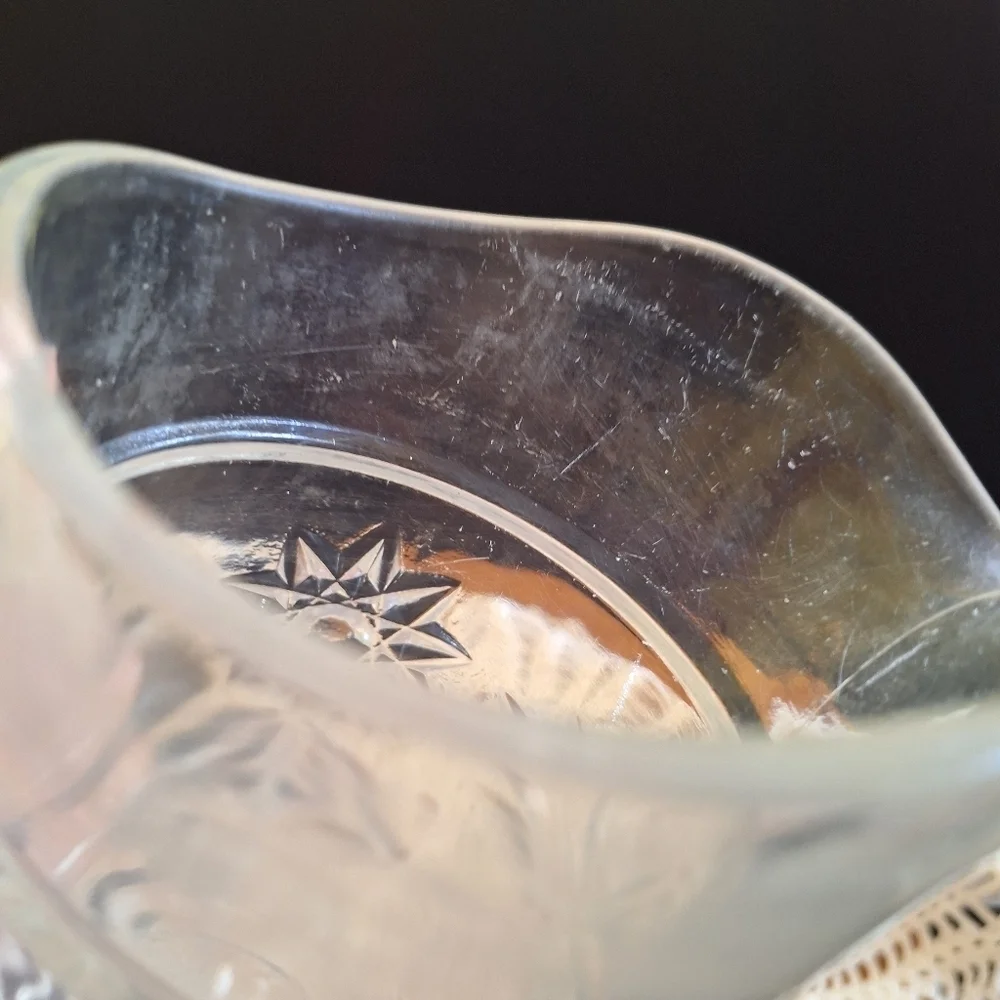Anchor hocking Star of David pitcher